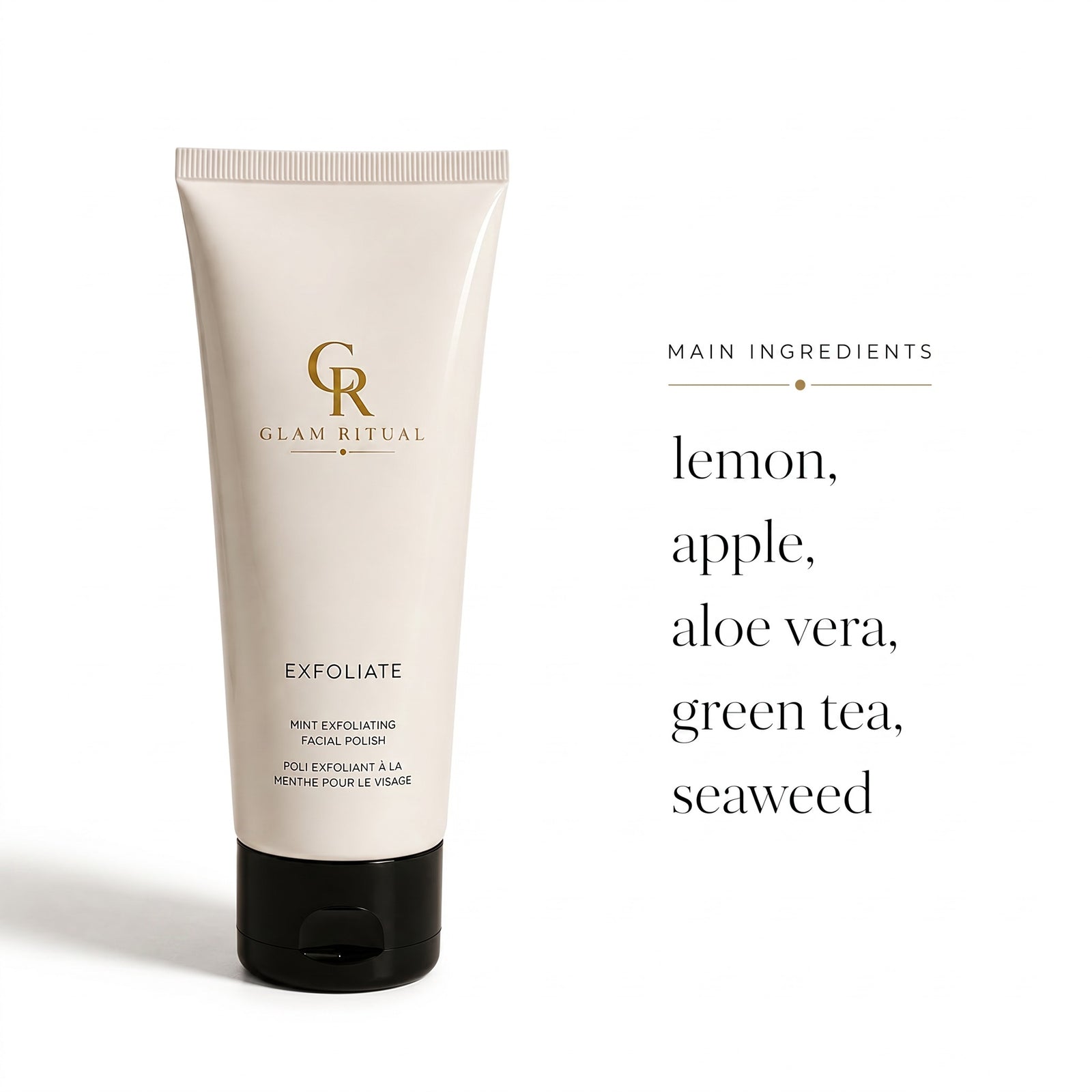 Glam Ritual REFINE Mint Exfoliating Facial Polish